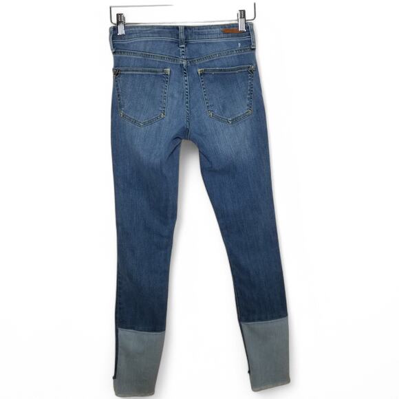 Pilcro and the Letterpress Anthropologie Script High High-Low Skinny Jeans - 25 - Picture 6 of 9